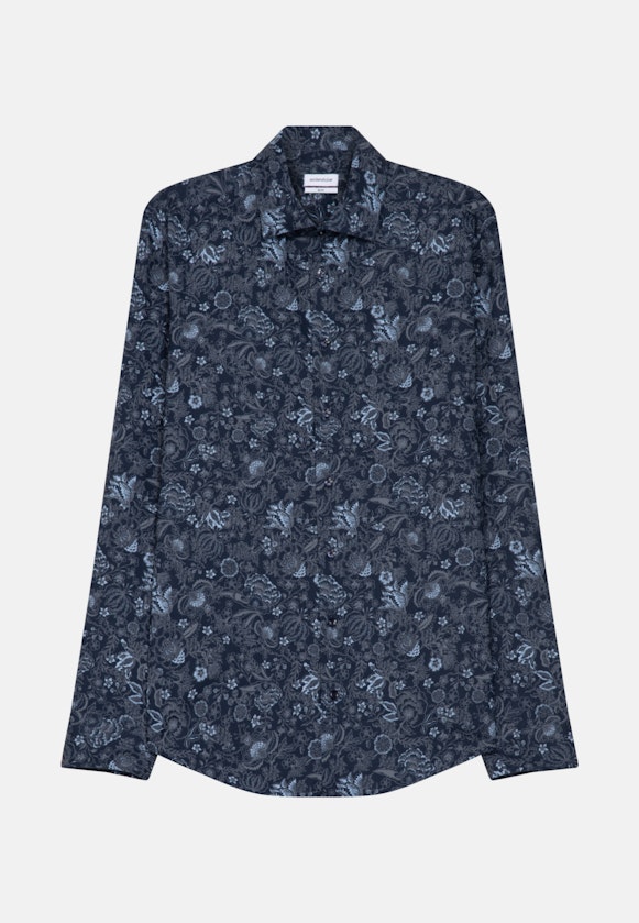 Slim Chemise d'affaires Imprimé in Bleu Foncé |  Seidensticker Onlineshop