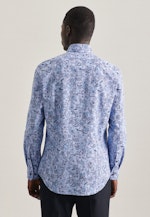 Slim Business Hemd Druck in Hellblau |  Seidensticker Onlineshop