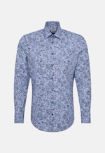 Slim Business Hemd Druck in Hellblau |  Seidensticker Onlineshop