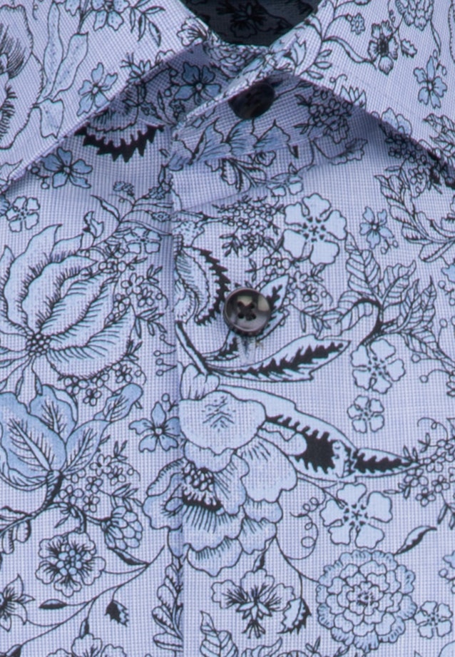 Shaped Business Hemd Druck in Hellblau |  Seidensticker Onlineshop