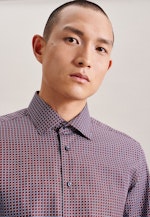 Slim Business Hemd Druck in Rot |  Seidensticker Onlineshop