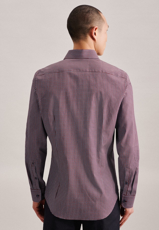 Business Shirt in Slim with Kent-Collar in Red |  Seidensticker Onlineshop