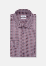 Slim Business Hemd Druck in Rot |  Seidensticker Onlineshop