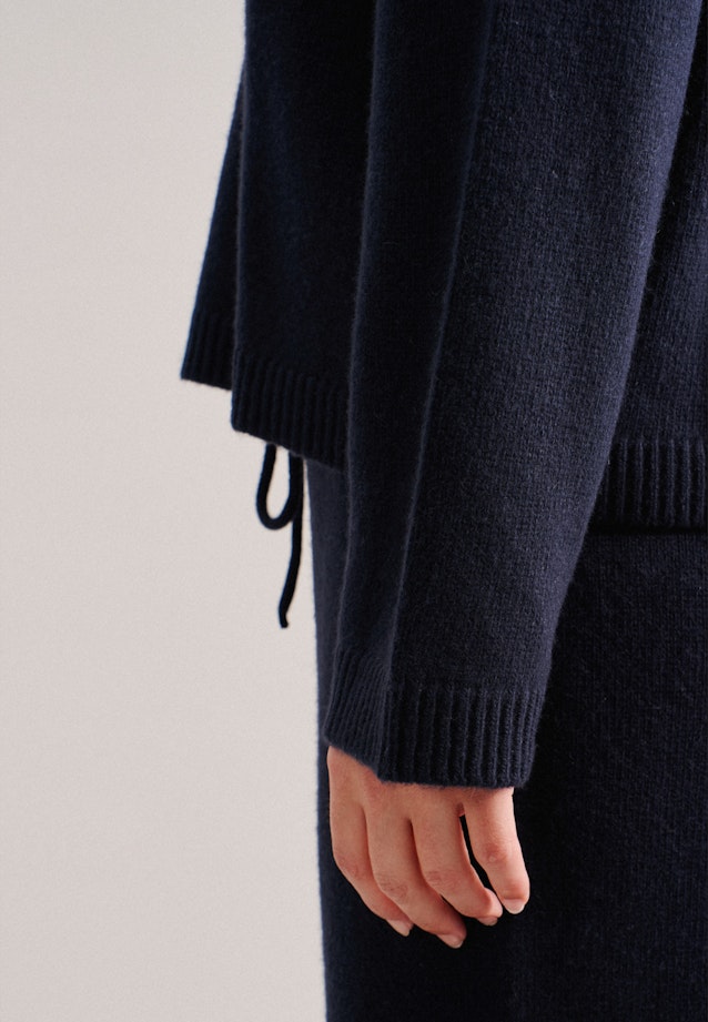 Crew Neck Pullover Uni in Dark Blue |  Seidensticker Onlineshop