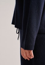 Crew Neck Pullover Uni in Dark Blue |  Seidensticker Onlineshop