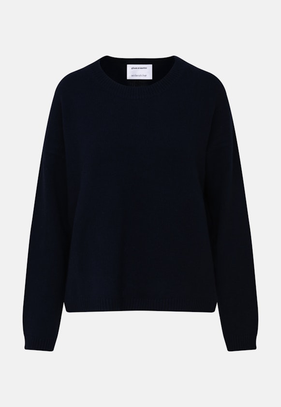 Crew Neck Pullover Uni in Dark Blue |  Seidensticker Onlineshop