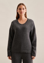 Rundhals Pullover Regular in Grau |  Seidensticker Onlineshop