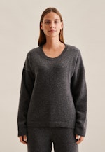 Regular Pullover Uni in Gris |  Seidensticker Onlineshop
