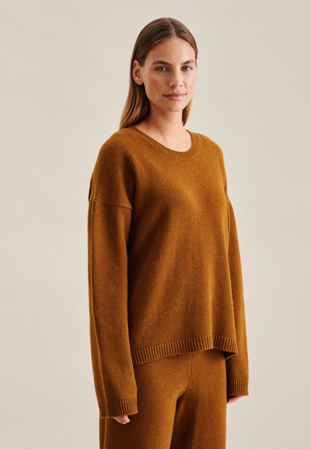 Regular Pullover Uni in Jaune |  Seidensticker Onlineshop