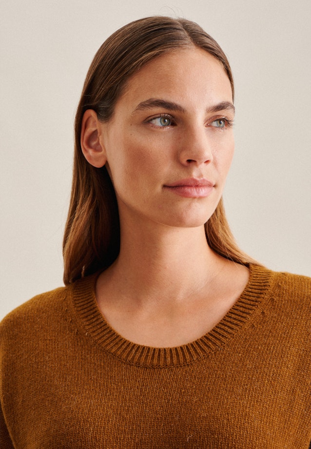 Regular Pullover Uni in Jaune |  Seidensticker Onlineshop