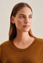 Regular Pullover Uni in Jaune |  Seidensticker Onlineshop