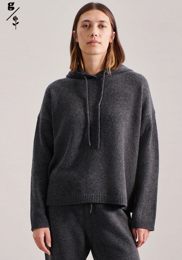 Hooded Pullover in Grey | Seidensticker Onlineshop