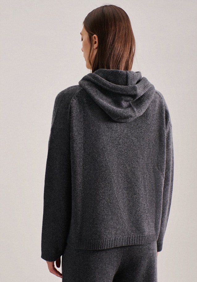 Hooded Pullover in Grey |  Seidensticker Onlineshop