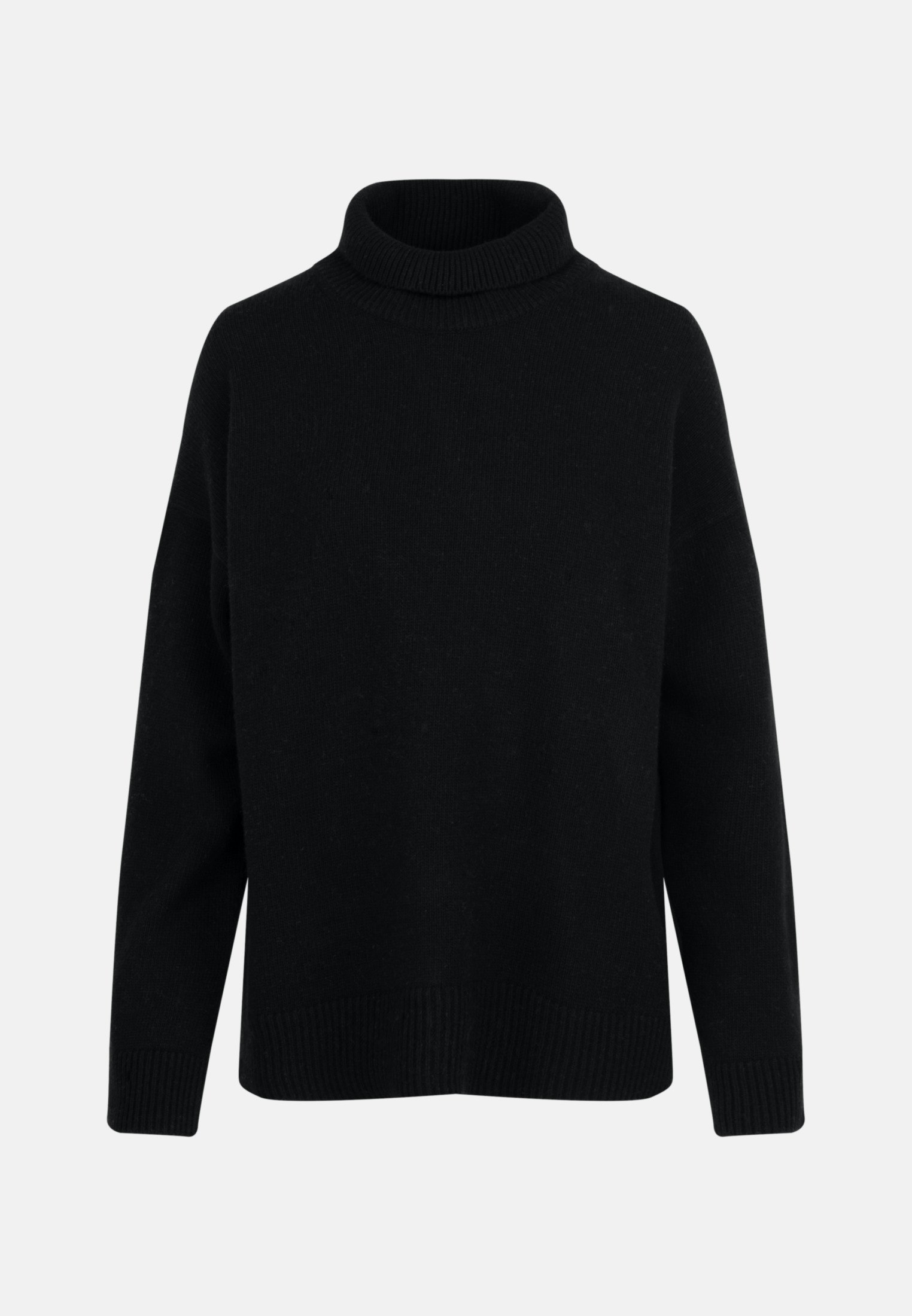 Girls black polo neck on sale jumper