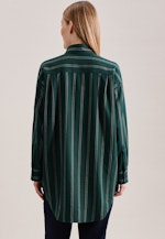 Flanell Longbluse in Grün |  Seidensticker Onlineshop