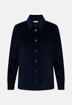 Corduroy Long Blouse in Dark Blue |  Seidensticker Onlineshop