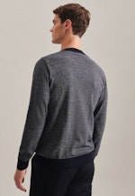 Rundhals Pullover Gerader Schnitt (Normal-Fit) in Dunkelblau |  Seidensticker Onlineshop