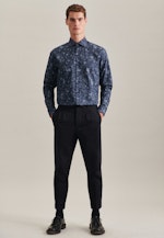Regular Chemise d'affaires Imprimé in Bleu Foncé |  Seidensticker Onlineshop