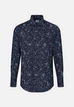 Regular Chemise d'affaires Imprimé in Bleu Foncé |  Seidensticker Onlineshop