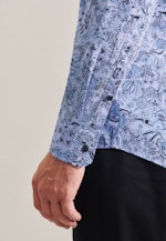 Regular Business shirt Print in Light Blue |  Seidensticker Onlineshop