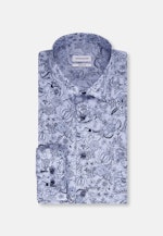 Regular Business shirt Print in Light Blue |  Seidensticker Onlineshop