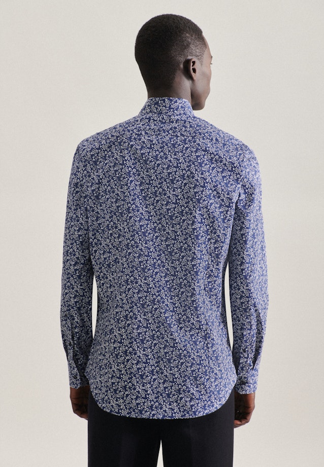 Shaped Chemise d'affaires Imprimé in Bleu Foncé |  Seidensticker Onlineshop