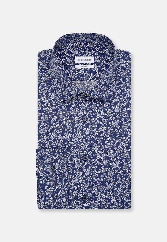 Shaped Chemise d'affaires Imprimé in Bleu Foncé |  Seidensticker Onlineshop