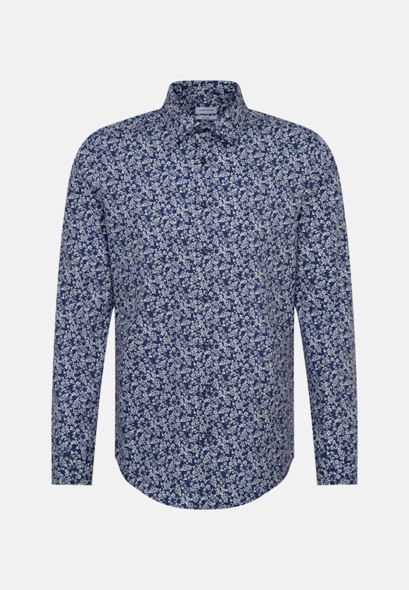 Shaped Chemise d'affaires Imprimé in Bleu Foncé |  Seidensticker Onlineshop