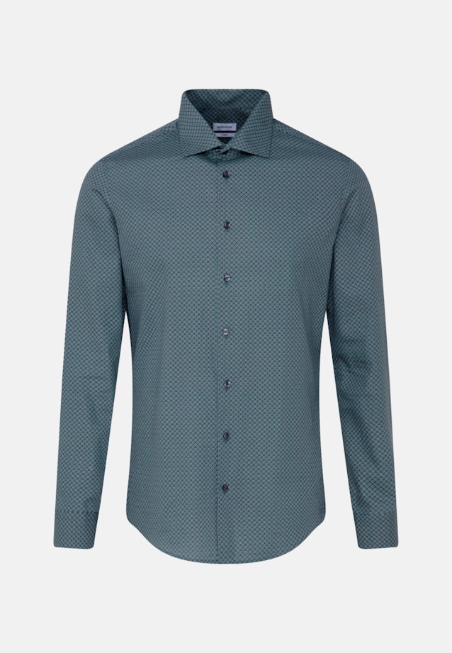 X-Slim Business shirt Print in Green |  Seidensticker Onlineshop