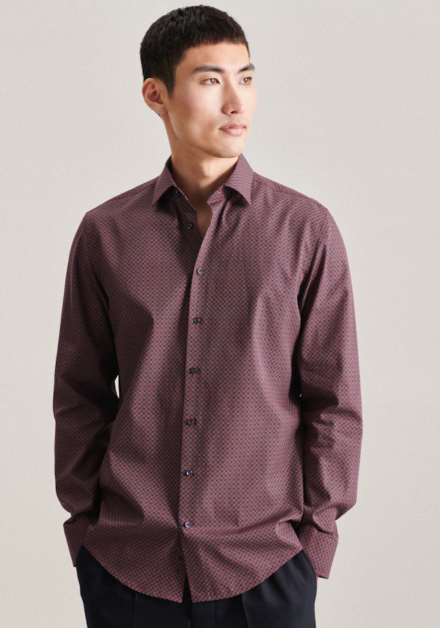 Business Shirt in X-Slim with Kent-Collar in Red | Seidensticker Onlineshop