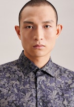 Regular Business shirt Floral in Grey |  Seidensticker Onlineshop