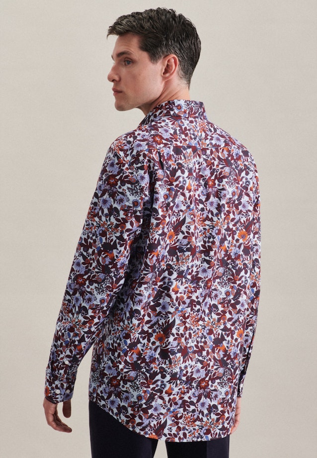 Regular Business Hemd Floral in Rot |  Seidensticker Onlineshop