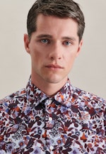 Regular Business Hemd Floral in Rot |  Seidensticker Onlineshop