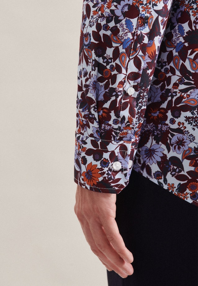 Regular Business Hemd Floral in Rot |  Seidensticker Onlineshop