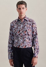 Regular Business Hemd Floral in Rot |  Seidensticker Onlineshop