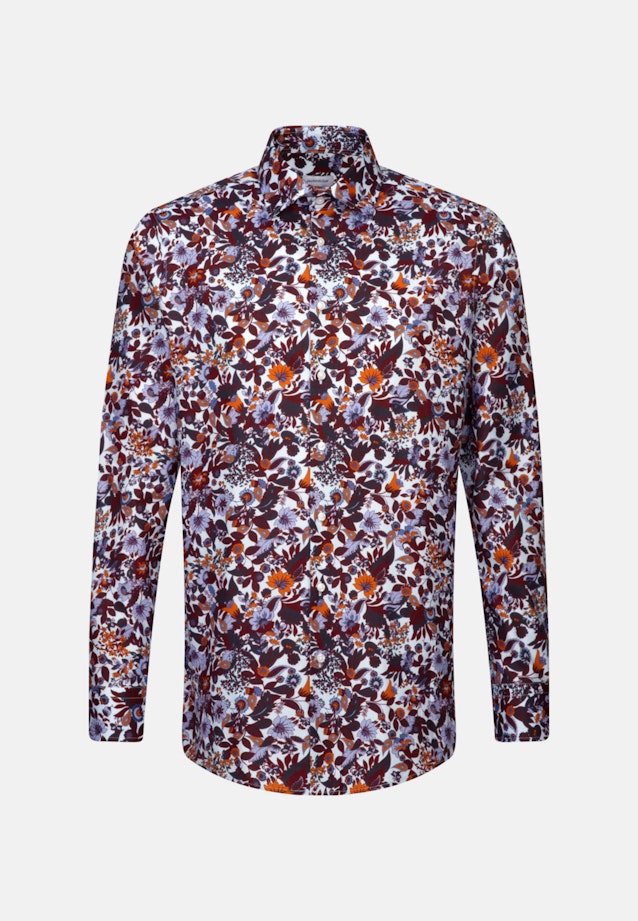 Regular Business Hemd Floral in Rot |  Seidensticker Onlineshop