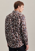 Regular Business Hemd Floral in Braun |  Seidensticker Onlineshop