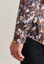 Twill Business Hemd in Regular mit Kentkragen in Braun |  Seidensticker Onlineshop