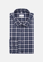 Business Shirt in Slim with Kent-Collar in Dark Blue |  Seidensticker Onlineshop