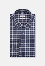 Slim Business Hemd Karo in Dunkelblau |  Seidensticker Onlineshop
