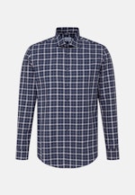 Business Shirt in Slim with Kent-Collar in Dark Blue |  Seidensticker Onlineshop