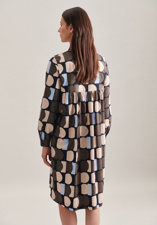 Satin Midi Kleid in Braun | Seidensticker Onlineshop