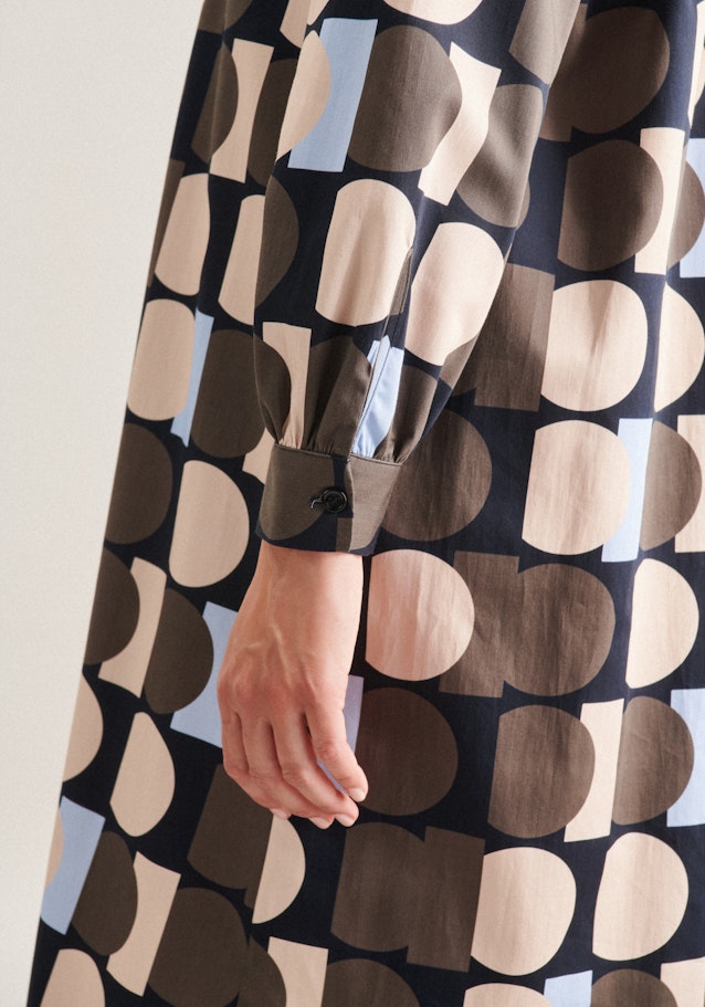 Satin Midi Kleid in Braun |  Seidensticker Onlineshop