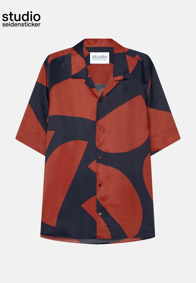 Regular fit Chemise casual Imprimé in Bleu Foncé |  Seidensticker Onlineshop