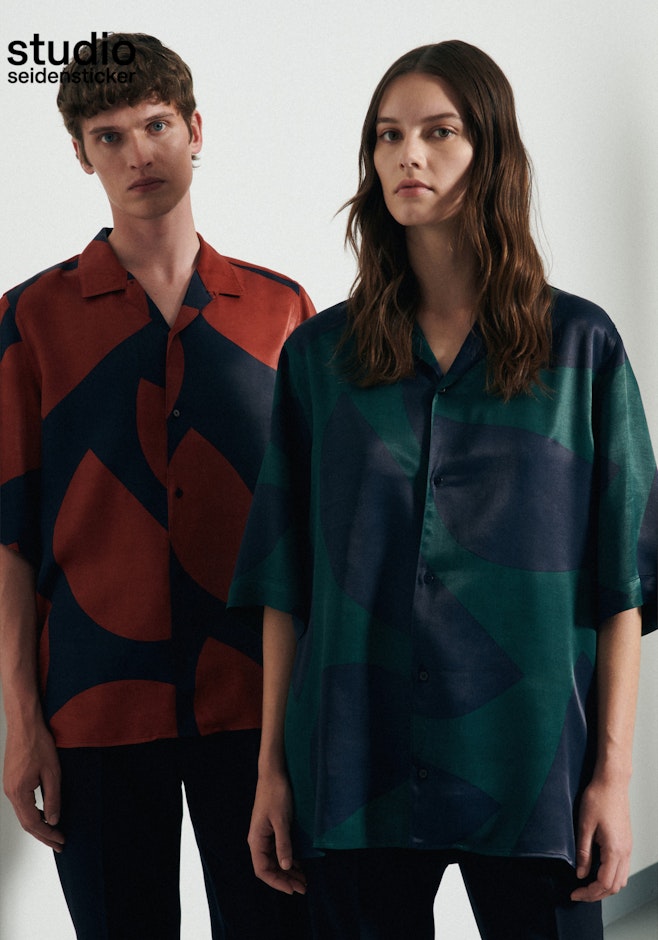 Regular fit Chemise casual Imprimé dans Vert | Boutique en ligne Seidensticker