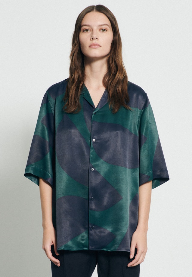 Regular fit Chemise casual Imprimé in Vert |  Seidensticker Onlineshop