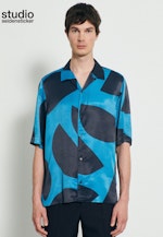 Regular fit Chemise casual Imprimé in Turquoise |  Seidensticker Onlineshop