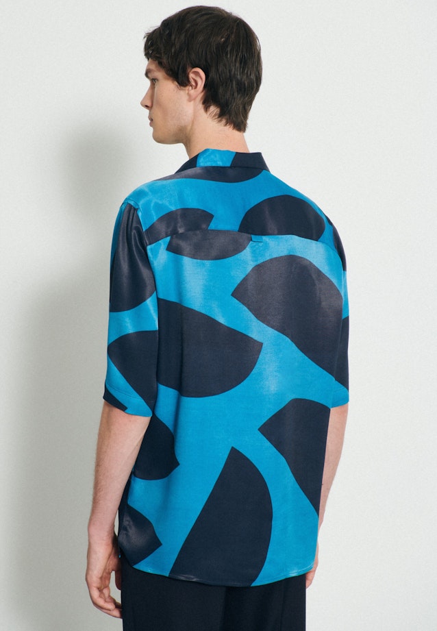 Regular fit Chemise casual Imprimé in Turquoise |  Seidensticker Onlineshop