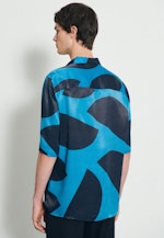 Regular fit Chemise casual Imprimé in Turquoise |  Seidensticker Onlineshop