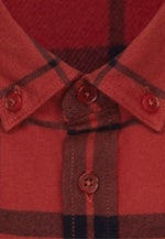 Regular Chemise casual Carreaux in Orange |  Seidensticker Onlineshop